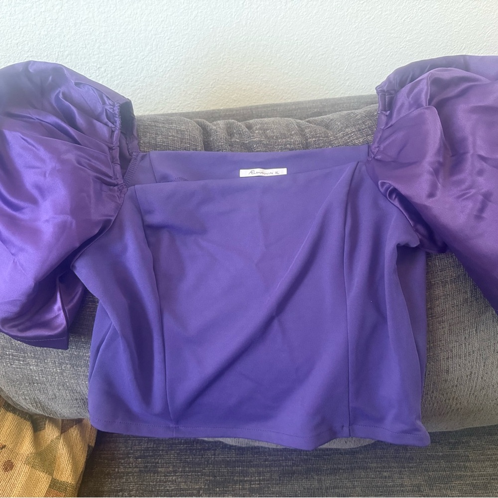 Elegant Purple Women's Top